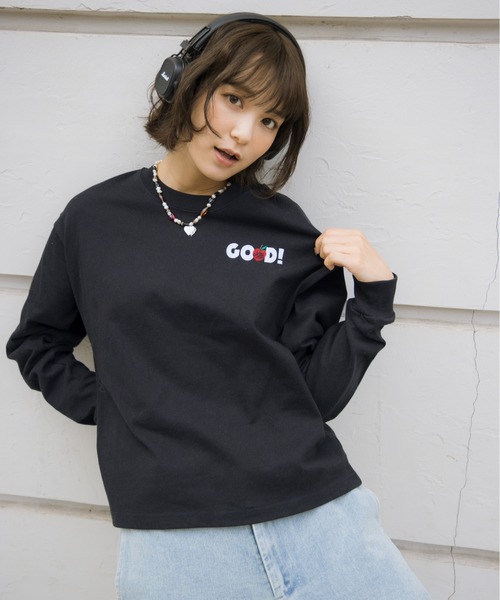 kaoyorinakami(カオヨリナカミ)の「GOOD long tee / グットロンT(Tシャツ/カットソー・メンズ・ホワイト/ブラック・SMALL/MEDIUM/LARGE/X-LARGE)」の15枚目の写真