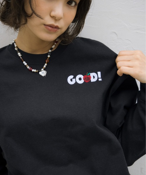kaoyorinakami(カオヨリナカミ)の「GOOD long tee / グットロンT(Tシャツ/カットソー・メンズ・ホワイト/ブラック・SMALL/MEDIUM/LARGE/X-LARGE)」の16枚目の写真