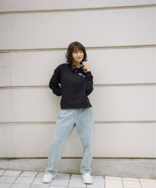 kaoyorinakami(カオヨリナカミ)の「GOOD long tee / グットロンT(Tシャツ/カットソー・メンズ・ホワイト/ブラック・SMALL/MEDIUM/LARGE/X-LARGE)」の21枚目の写真