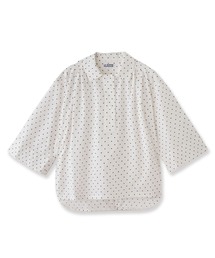 LA MARINE FRANCAISE（マリン フランセーズ）の「dot et noir スキッパーブラウス（シャツ/ブラウス）」