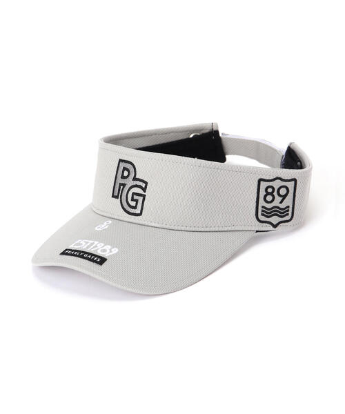 PEARLY GATES(パーリーゲイツ)の「【PEARLY GATES】PGロゴベーシックバイザー (UNISEX)(サンバイザー・レディース・ブラック・FREE)」の5枚目の写真