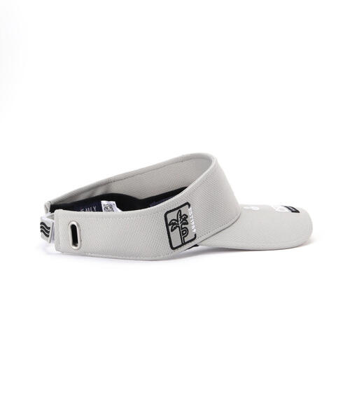 PEARLY GATES(パーリーゲイツ)の「【PEARLY GATES】PGロゴベーシックバイザー (UNISEX)(サンバイザー・レディース・ブラック・FREE)」の8枚目の写真