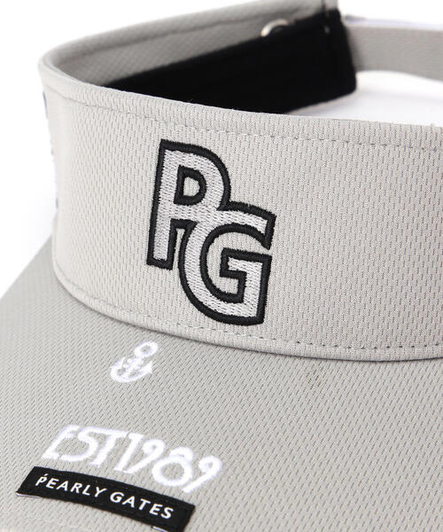 PEARLY GATES(パーリーゲイツ)の「【PEARLY GATES】PGロゴベーシックバイザー (UNISEX)(サンバイザー・レディース・ブラック・FREE)」の9枚目の写真