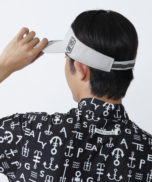 PEARLY GATES(パーリーゲイツ)の「【PEARLY GATES】PGロゴベーシックバイザー (UNISEX)(サンバイザー・レディース・ブラック・FREE)」の20枚目の写真