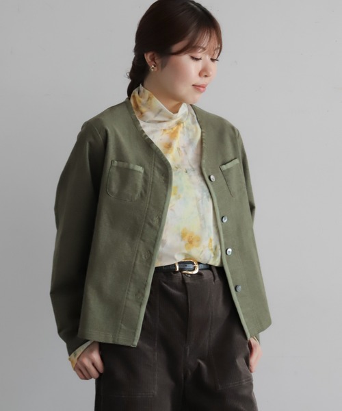 NOMBRE IMPAIR(ノンブルアンペール)の「水彩シアーメッシュ ハイネックP/O(Tシャツ/カットソー・レディース・イエロー/ピンク・FREE)」の9枚目の写真