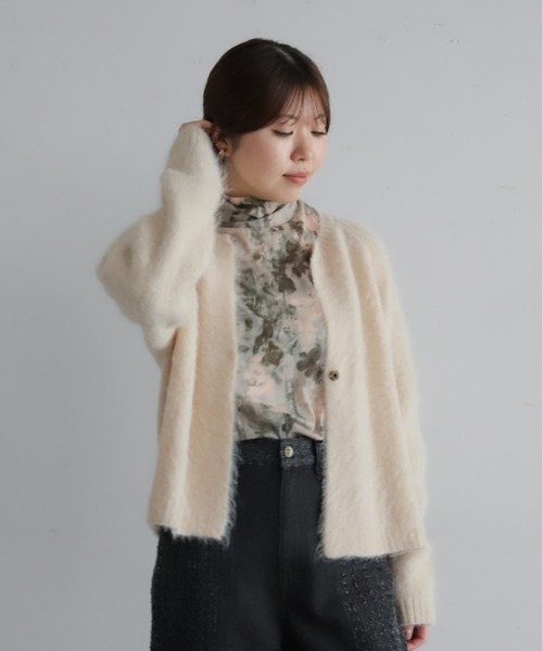 NOMBRE IMPAIR(ノンブルアンペール)の「水彩シアーメッシュ ハイネックP/O(Tシャツ/カットソー・レディース・イエロー/ピンク・FREE)」の18枚目の写真
