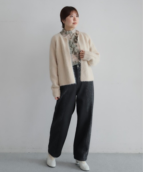 NOMBRE IMPAIR(ノンブルアンペール)の「水彩シアーメッシュ ハイネックP/O(Tシャツ/カットソー・レディース・イエロー/ピンク・FREE)」の17枚目の写真
