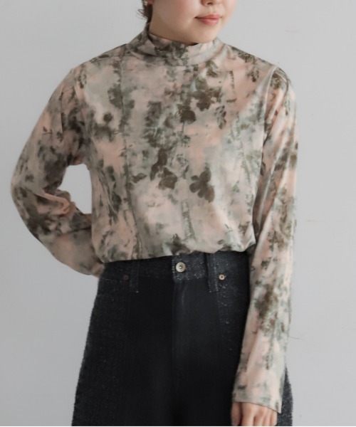 NOMBRE IMPAIR(ノンブルアンペール)の「水彩シアーメッシュ ハイネックP/O(Tシャツ/カットソー・レディース・イエロー/ピンク・FREE)」の11枚目の写真