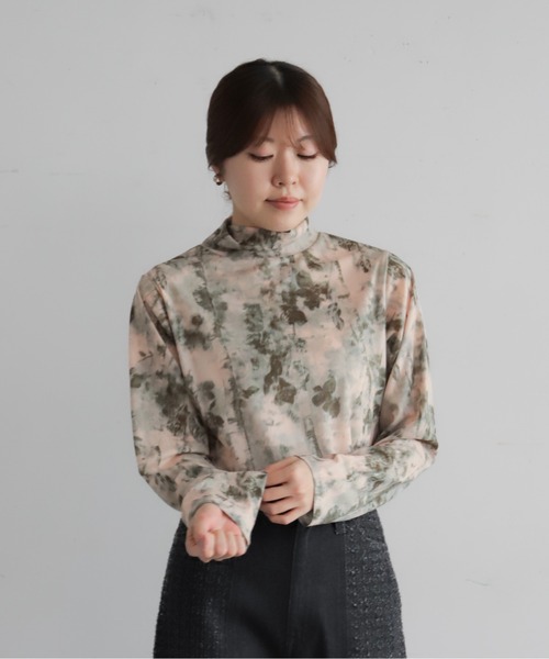 NOMBRE IMPAIR(ノンブルアンペール)の「水彩シアーメッシュ ハイネックP/O(Tシャツ/カットソー・レディース・イエロー/ピンク・FREE)」の20枚目の写真