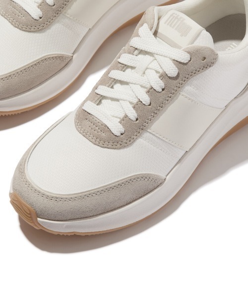 fitflop(フィットフロップ)の「F-MODE FLOW SUEDE-MIX FLATFORM SNEAKERS / F-MODE FLOW スエードミックス フラットフォーム スニーカー(スニーカー・レディース・ライトグレー/ベージュ/ブラック・23cm/24cm/25cm/24.5cm/22.5cm/23.5cm)」の16枚目の写真