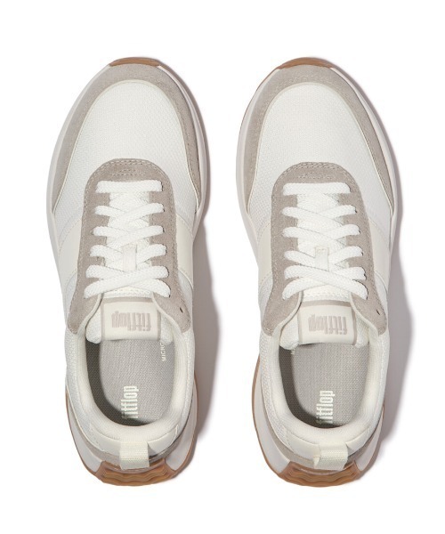 fitflop(フィットフロップ)の「F-MODE FLOW SUEDE-MIX FLATFORM SNEAKERS / F-MODE FLOW スエードミックス フラットフォーム スニーカー(スニーカー・レディース・ライトグレー/ベージュ/ブラック・23cm/24cm/25cm/24.5cm/22.5cm/23.5cm)」の11枚目の写真