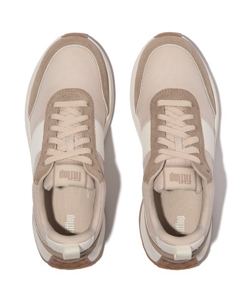 fitflop(フィットフロップ)の「F-MODE FLOW SUEDE-MIX FLATFORM SNEAKERS / F-MODE FLOW スエードミックス フラットフォーム スニーカー(スニーカー・レディース・ライトグレー/ベージュ/ブラック・23cm/24cm/25cm/24.5cm/22.5cm/23.5cm)」の10枚目の写真