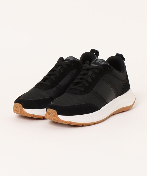 fitflop(フィットフロップ)の「F-MODE FLOW SUEDE-MIX FLATFORM SNEAKERS / F-MODE FLOW スエードミックス フラットフォーム スニーカー(スニーカー・レディース・ライトグレー/ベージュ/ブラック・23cm/24cm/25cm/24.5cm/22.5cm/23.5cm)」の6枚目の写真