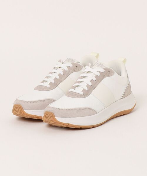 fitflop(フィットフロップ)の「F-MODE FLOW SUEDE-MIX FLATFORM SNEAKERS / F-MODE FLOW スエードミックス フラットフォーム スニーカー(スニーカー・レディース・ライトグレー/ベージュ/ブラック・23cm/24cm/25cm/24.5cm/22.5cm/23.5cm)」の8枚目の写真