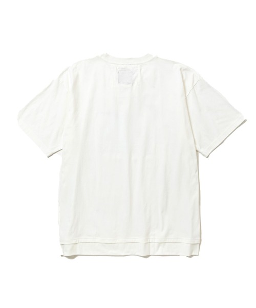 meanswhile(ミーンズワイル)の「Layer Tee×Ola Kolehmainen(Tシャツ/カットソー・メンズ・オフホワイト・1(S))」の2枚目の写真