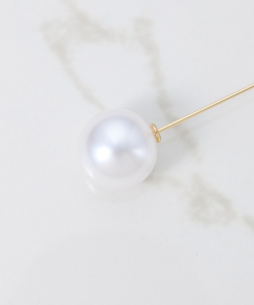 COLLAGE GALLARDAGALANTE（コラージュガリャルダガランテ）の「パールボールブローチ（ブローチ/コサージュ・レディース・ゴールド・FREE）」の7枚目の写真