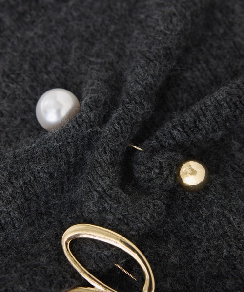 COLLAGE GALLARDAGALANTE（コラージュガリャルダガランテ）の「パールボールブローチ（ブローチ/コサージュ・レディース・ゴールド・FREE）」の11枚目の写真