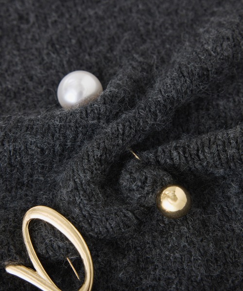 COLLAGE GALLARDAGALANTE（コラージュガリャルダガランテ）の「パールボールブローチ（ブローチ/コサージュ・レディース・ゴールド・FREE）」の10枚目の写真