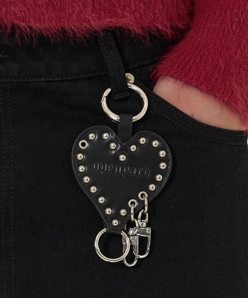 その他 kemio Store HEART CATCHER OY/オーワイ』STUD HEART KEYRING/スタッドハートキーリング OY