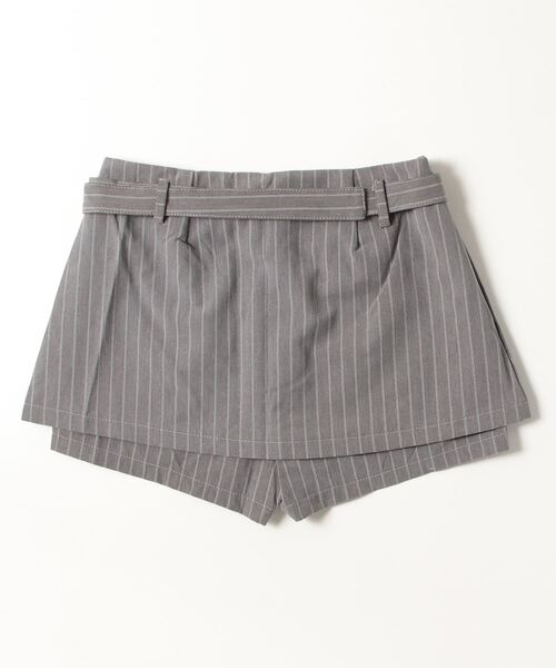 FREE STYLISTS(フリー スタイリスト)の「YUGA_YGMC Striped culottes skirt(スカート・レディース・グレー/ブラック・FREE)」の19枚目の写真