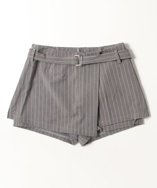FREE STYLISTS(フリー スタイリスト)の「YUGA_YGMC Striped culottes skirt(スカート・レディース・グレー/ブラック・FREE)」の18枚目の写真