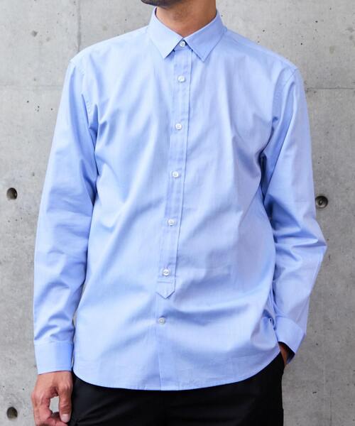 MEN'S MELROSE(メンズメルローズ)の「《WEB限定》SIDOGRAS スタンダードレギュラーカラーシャツ(シャツ/ブラウス・メンズ・ブルー/ホワイト/インディゴブルー/ブルー系その他/ストライプ・2/3/4/5)」の9枚目の写真