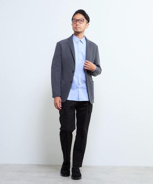 MEN'S MELROSE(メンズメルローズ)の「《WEB限定》SIDOGRAS スタンダードレギュラーカラーシャツ(シャツ/ブラウス・メンズ・ブルー/ホワイト/インディゴブルー/ブルー系その他/ストライプ・2/3/4/5)」の14枚目の写真