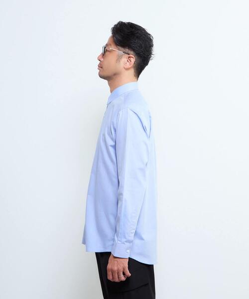 MEN'S MELROSE(メンズメルローズ)の「《WEB限定》SIDOGRAS スタンダードレギュラーカラーシャツ(シャツ/ブラウス・メンズ・ブルー/ホワイト/インディゴブルー/ブルー系その他/ストライプ・2/3/4/5)」の17枚目の写真