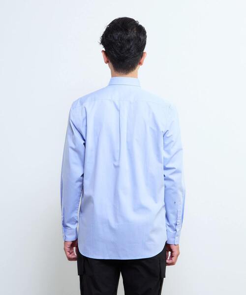 MEN'S MELROSE(メンズメルローズ)の「《WEB限定》SIDOGRAS スタンダードレギュラーカラーシャツ(シャツ/ブラウス・メンズ・ブルー/ホワイト/インディゴブルー/ブルー系その他/ストライプ・2/3/4/5)」の18枚目の写真