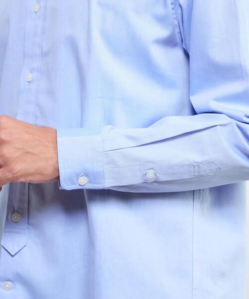 MEN'S MELROSE(メンズメルローズ)の「《WEB限定》SIDOGRAS スタンダードレギュラーカラーシャツ(シャツ/ブラウス・メンズ・ブルー/ホワイト/インディゴブルー/ブルー系その他/ストライプ・2/3/4/5)」の22枚目の写真