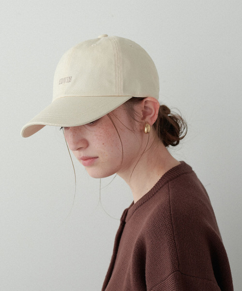 HAT MIKKE(ハットミッケ)の「【EDWIN/エドウィン】配色ロゴ刺しゅうキャップ(キャップ・レディース・グリーン/ピンク/ブラウン/ブラック/ネイビー/オレンジ/ベージュ/キナリ・フリー)」の18枚目の写真