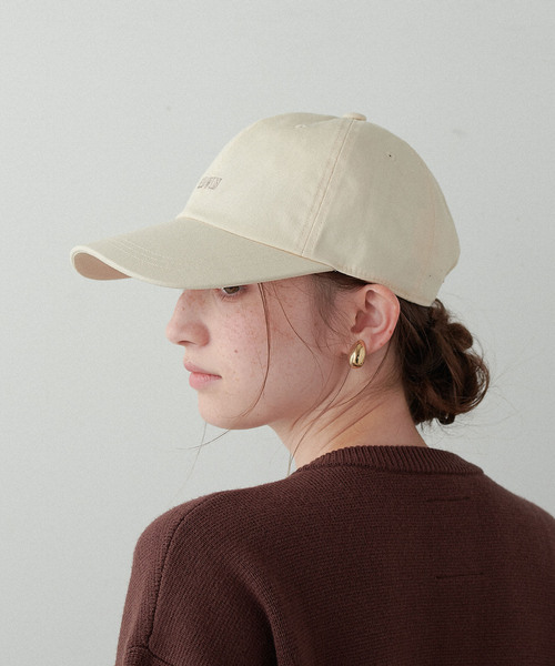 HAT MIKKE(ハットミッケ)の「【EDWIN/エドウィン】配色ロゴ刺しゅうキャップ(キャップ・レディース・グリーン/ピンク/ブラウン/ブラック/ネイビー/オレンジ/ベージュ/キナリ・フリー)」の19枚目の写真