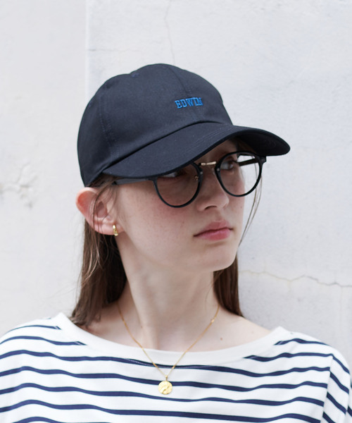 HAT MIKKE(ハットミッケ)の「【EDWIN/エドウィン】配色ロゴ刺しゅうキャップ(キャップ・レディース・グリーン/ピンク/ブラウン/ブラック/ネイビー/オレンジ/ベージュ/キナリ・フリー)」の14枚目の写真