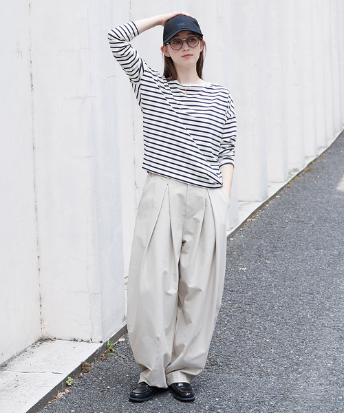 HAT MIKKE(ハットミッケ)の「【EDWIN/エドウィン】配色ロゴ刺しゅうキャップ(キャップ・レディース・グリーン/ピンク/ブラウン/ブラック/ネイビー/オレンジ/ベージュ/キナリ・フリー)」の16枚目の写真