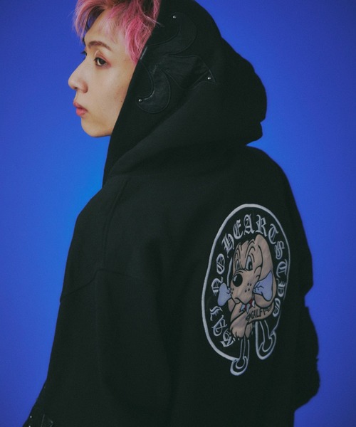 GALFY】百合の紋紋パーカー / 【ガルフィー】ロゴダブルジップ