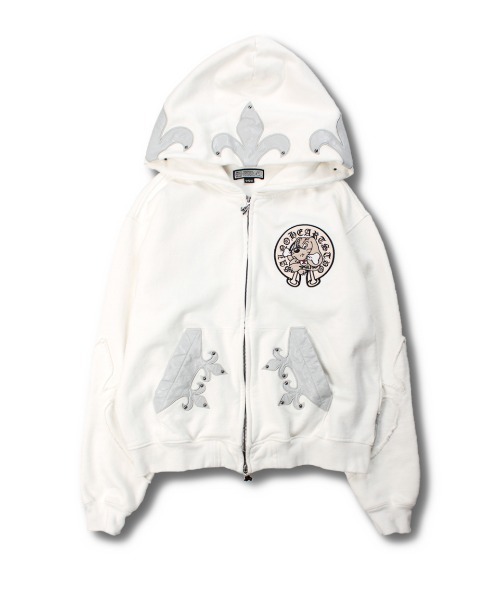 セール】【GALFY】百合の紋紋パーカー / 【ガルフィー】ロゴダブル