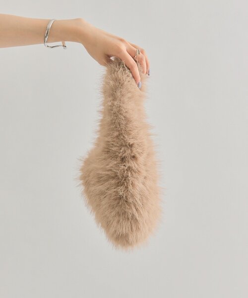 mystic（ミスティック）の「ファーＢＡＧ（トートバッグ・レディース・ベージュ・ONE SIZE）」の6枚目の写真