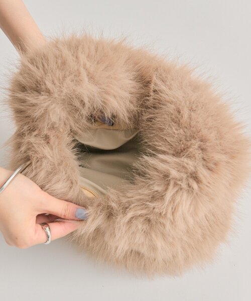 mystic（ミスティック）の「ファーＢＡＧ（トートバッグ・レディース・ベージュ・ONE SIZE）」の8枚目の写真