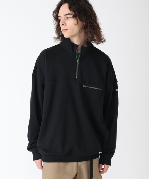 Columbia(コロンビア)の「Columbia/メンズ バガ スウェット ハーフジップ/コロンビア(スウェット・メンズ・ベージュ/ブラック/ワインレッド/グレー・S/M/L/XL)」の1枚目の写真