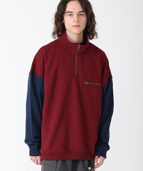 セール】Columbia／メンズ バガ スウェット ハーフジップ／コロンビア