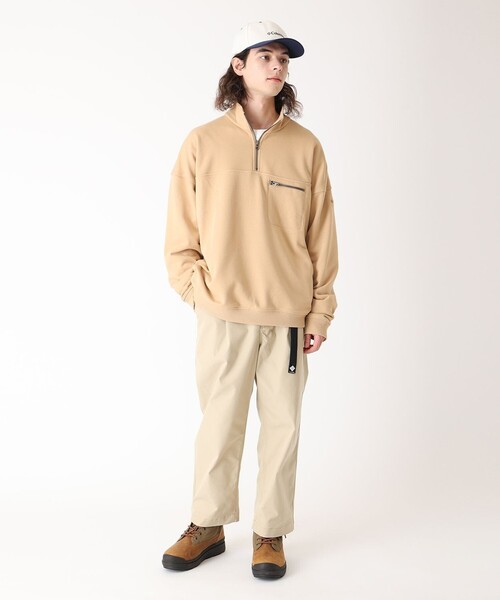 Columbia(コロンビア)の「Columbia/メンズ バガ スウェット ハーフジップ/コロンビア(スウェット・メンズ・ベージュ/ブラック/ワインレッド/グレー・S/M/L/XL)」の22枚目の写真