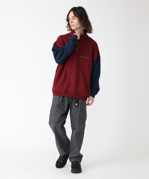 Columbia(コロンビア)の「Columbia/メンズ バガ スウェット ハーフジップ/コロンビア(スウェット・メンズ・ベージュ/ブラック/ワインレッド/グレー・S/M/L/XL)」の13枚目の写真