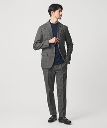 BEAUTY&YOUTH UNITED ARROWS(ビューティーアンドユースユナイテッドアローズ)の【WEB限定 WARDROBE SMART】DELEGANT サキソニー セットアップ/ジャケット&イージーパンツ(セットアップ)