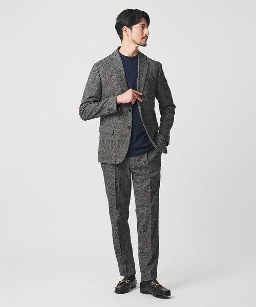 WEB限定 WARDROBE SMART】DELEGANT サキソニー セットアップ