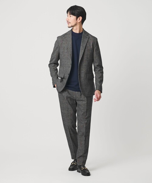 WEB限定 WARDROBE SMART】DELEGANT サキソニー セットアップ