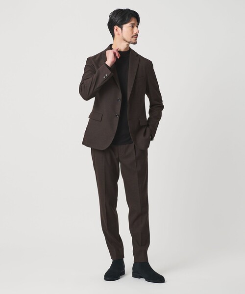 WEB限定 WARDROBE SMART】DELEGANT サキソニー セットアップ