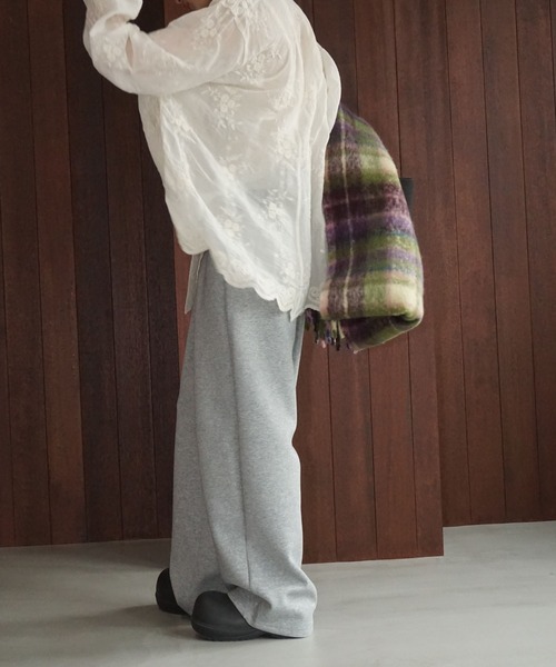 chuclla(チュクラ)の「スタンダードスウェットパンツ chw25a090(スウェットパンツ・レディース・グレー/ネイビー・S/M)」の7枚目の写真