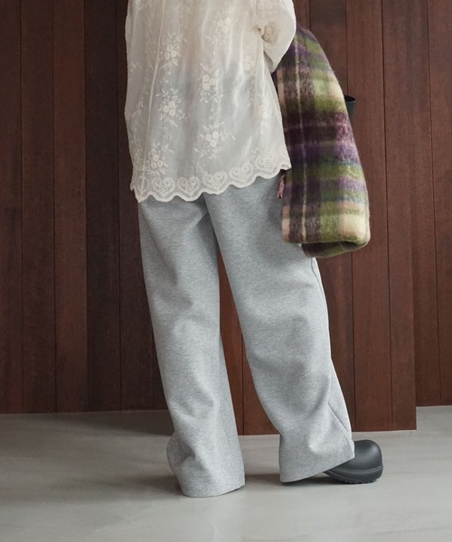 chuclla(チュクラ)の「スタンダードスウェットパンツ chw25a090(スウェットパンツ・レディース・グレー/ネイビー・S/M)」の11枚目の写真