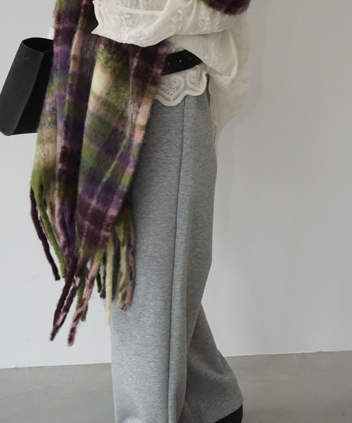 chuclla(チュクラ)の「スタンダードスウェットパンツ chw25a090(スウェットパンツ・レディース・グレー/ネイビー・S/M)」の12枚目の写真