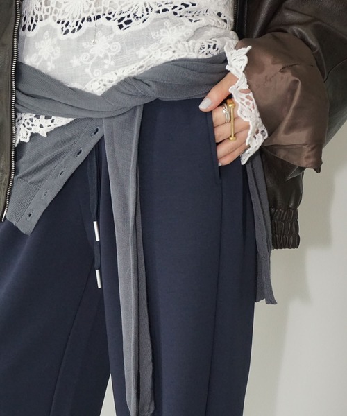 chuclla(チュクラ)の「スタンダードスウェットパンツ chw25a090(スウェットパンツ・レディース・グレー/ネイビー・S/M)」の16枚目の写真